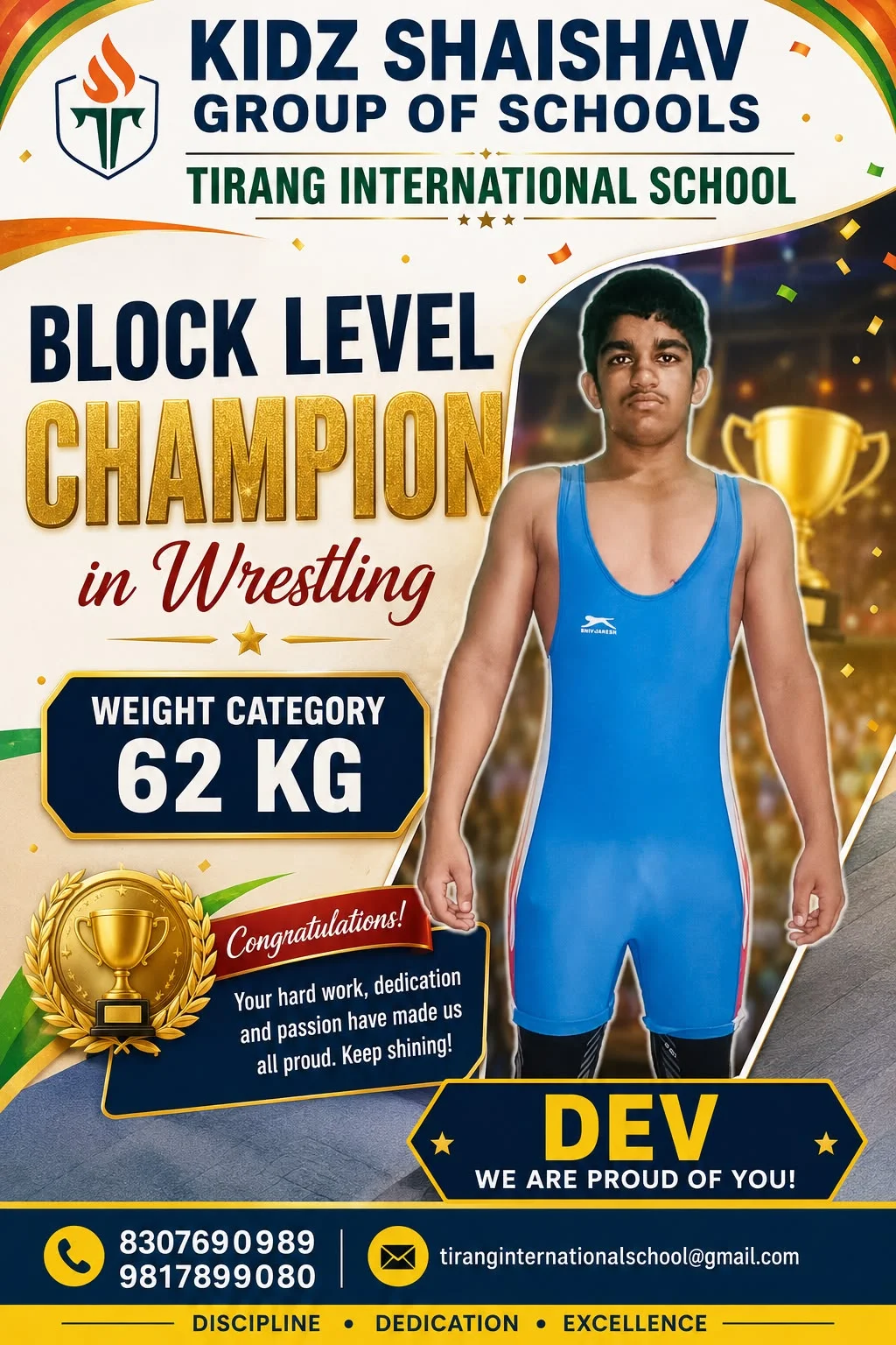 Dev - Wrestling Champion